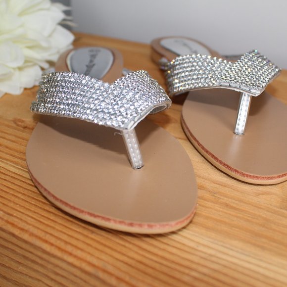Glam! Crystal Flip Flop Sandals - Picture 5 of 7